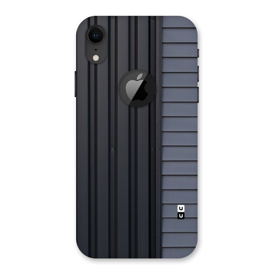 Vertical Horizontal Back Case for iPhone XR Logo Cut