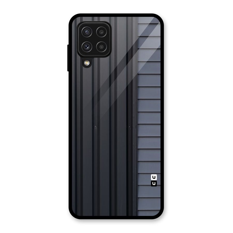 Vertical Horizontal Glass Back Case for Galaxy A22 4G