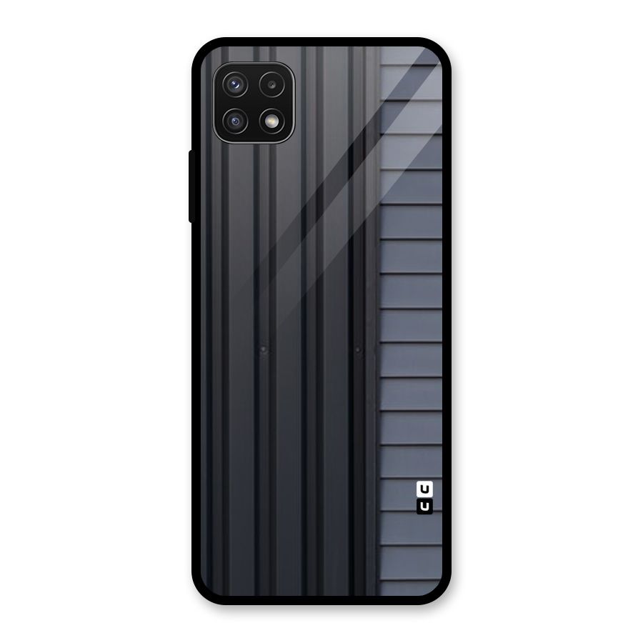 Vertical Horizontal Glass Back Case for Galaxy A22 5G