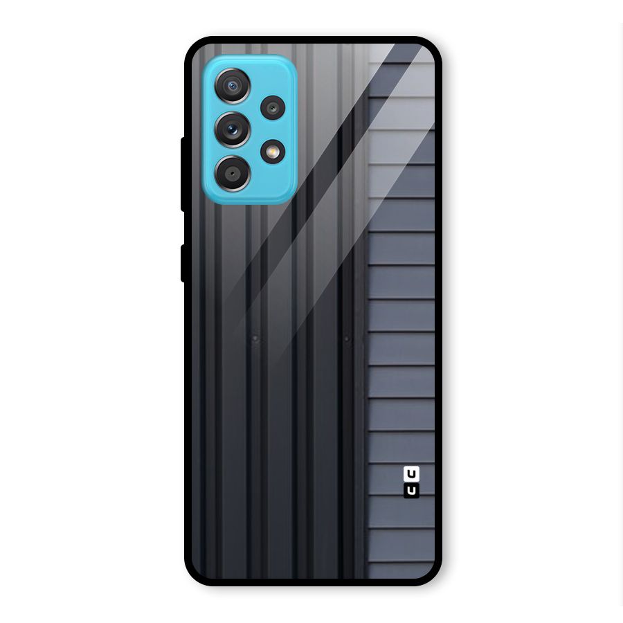 Vertical Horizontal Glass Back Case for Galaxy A52