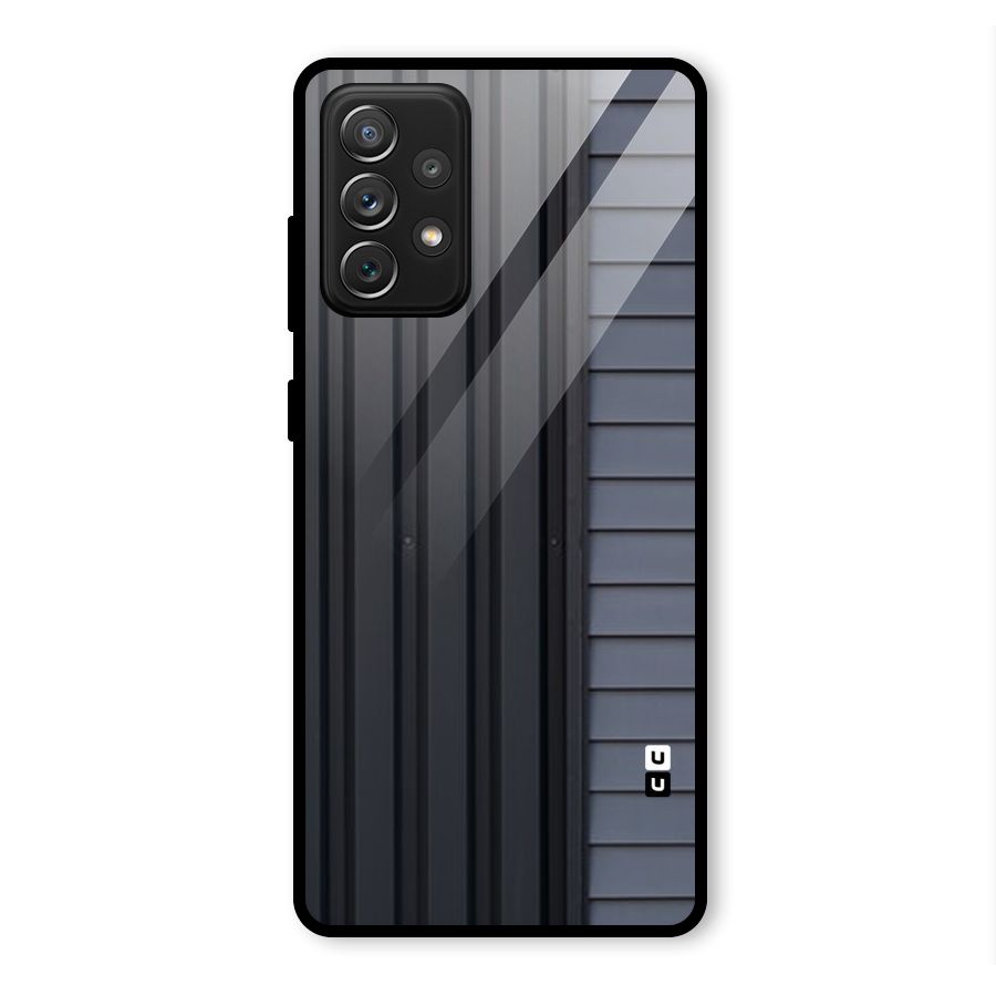 Vertical Horizontal Glass Back Case for Galaxy A72