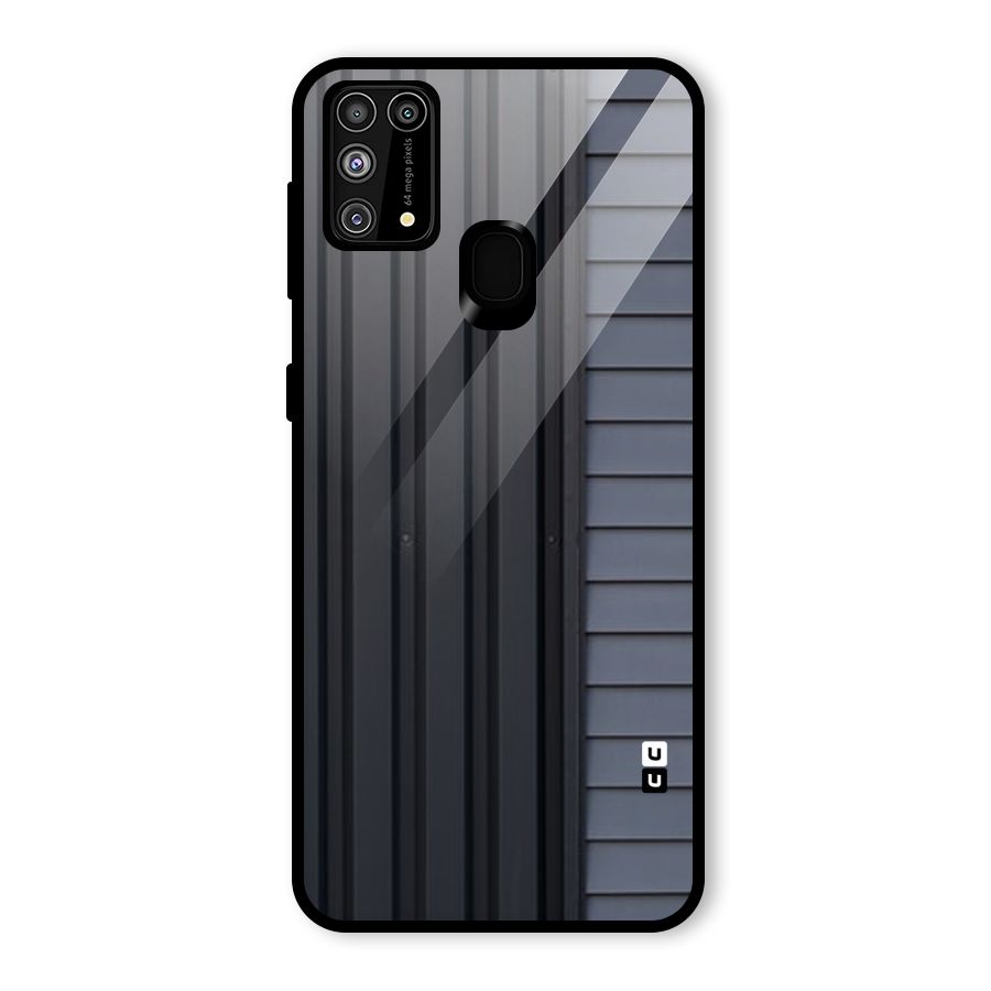 Vertical Horizontal Glass Back Case for Galaxy F41