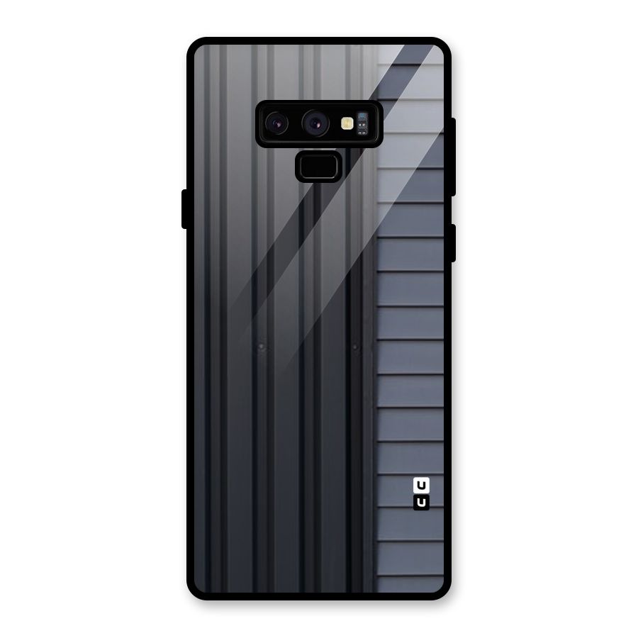 Vertical Horizontal Glass Back Case for Galaxy Note 9