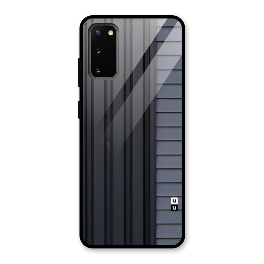 Vertical Horizontal Glass Back Case for Galaxy S20