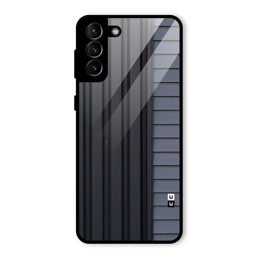 Vertical Horizontal Glass Back Case for Galaxy S21 Plus