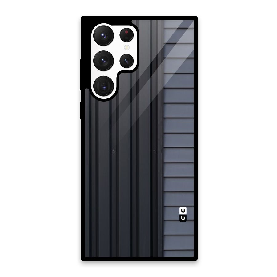 Vertical Horizontal Glass Back Case for Galaxy S22 Ultra 5G