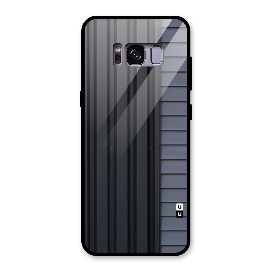 Vertical Horizontal Glass Back Case for Galaxy S8