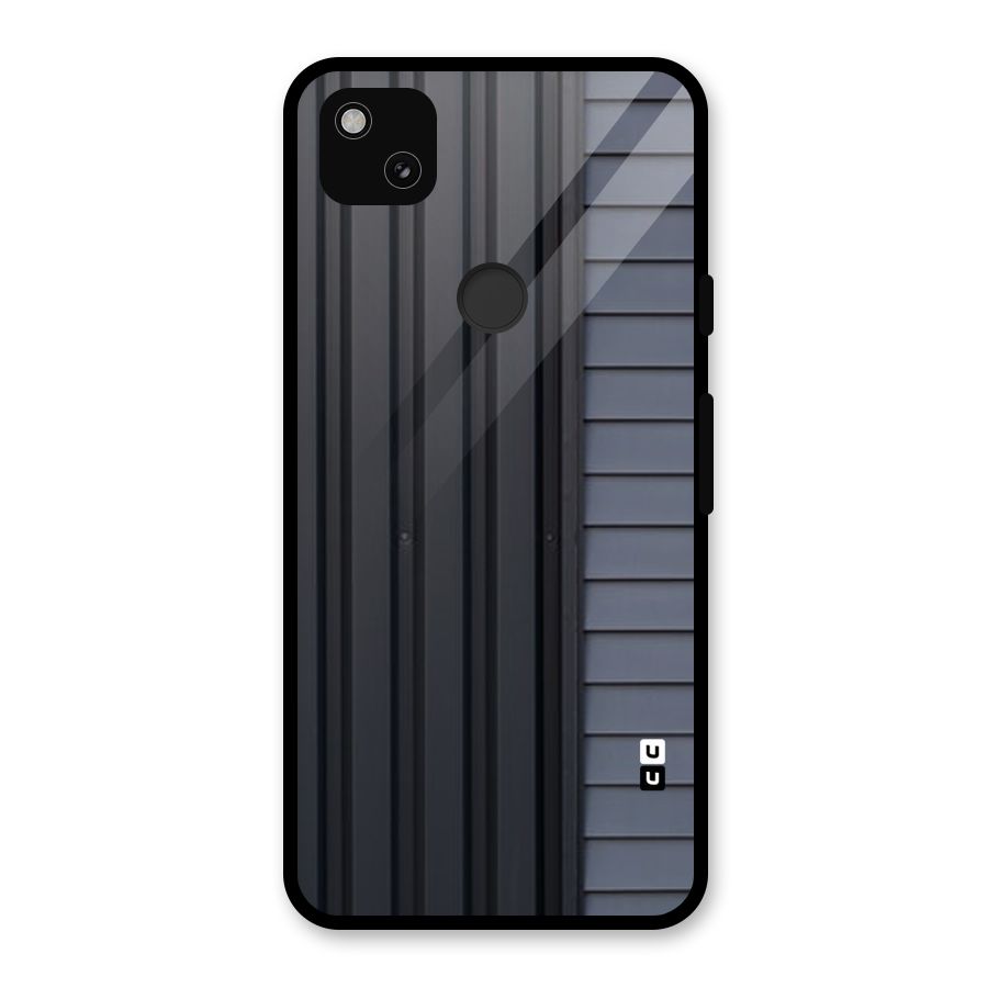Vertical Horizontal Glass Back Case for Google Pixel 4a