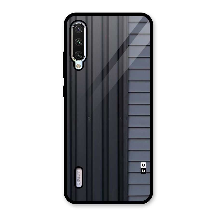Vertical Horizontal Glass Back Case for Mi A3