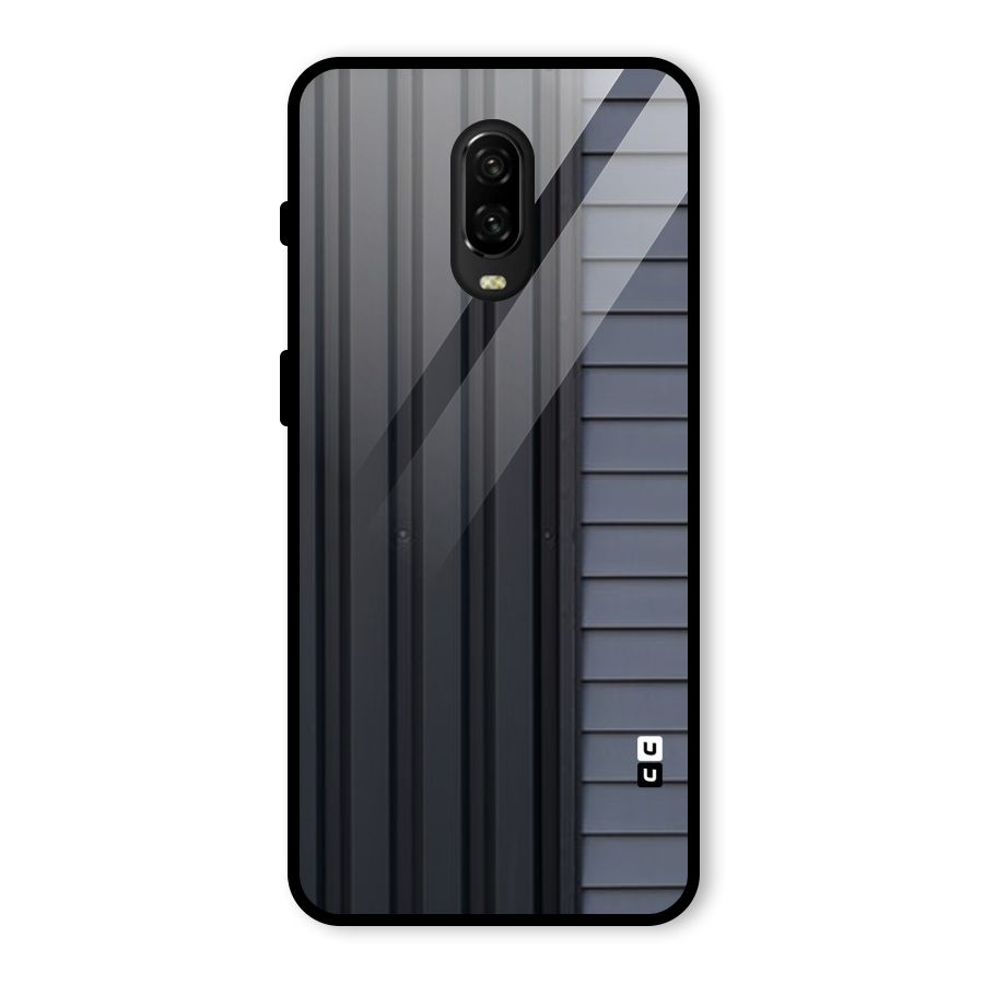 Vertical Horizontal Glass Back Case for OnePlus 6T