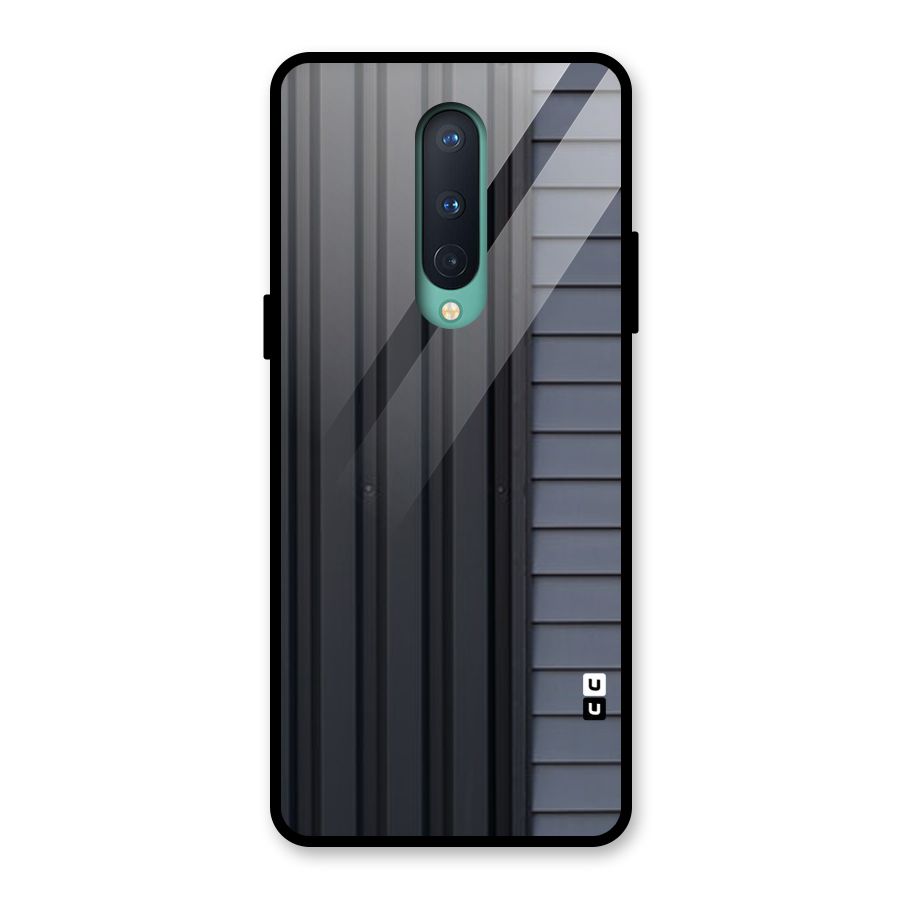 Vertical Horizontal Glass Back Case for OnePlus 8