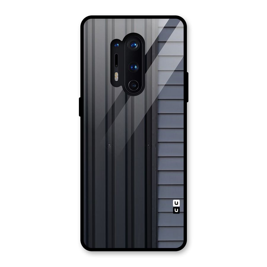 Vertical Horizontal Glass Back Case for OnePlus 8 Pro