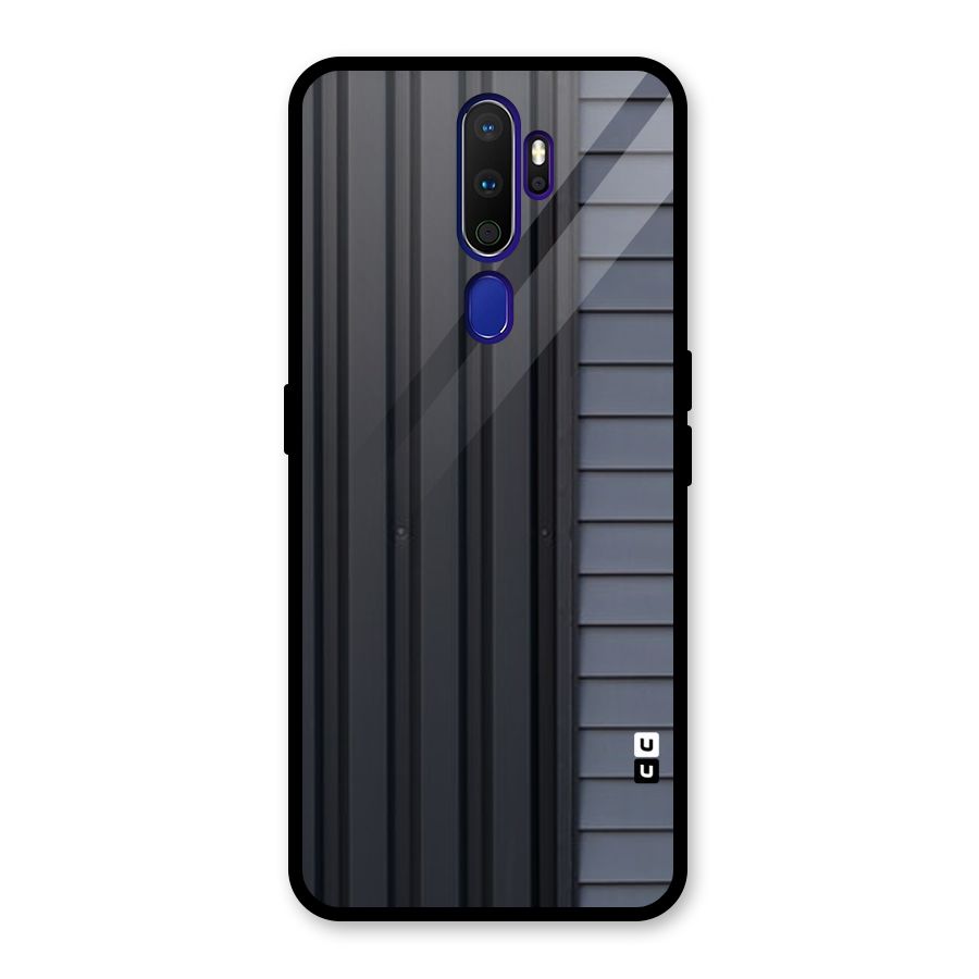 Vertical Horizontal Glass Back Case for Oppo A9 (2020)