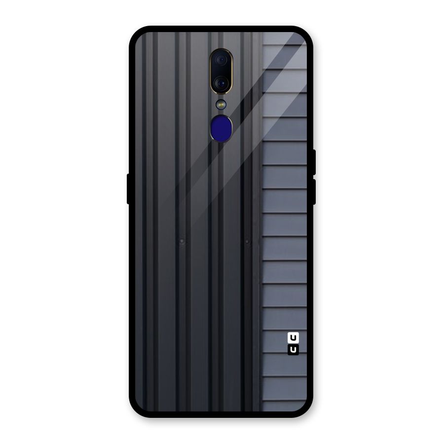 Vertical Horizontal Glass Back Case for Oppo F11