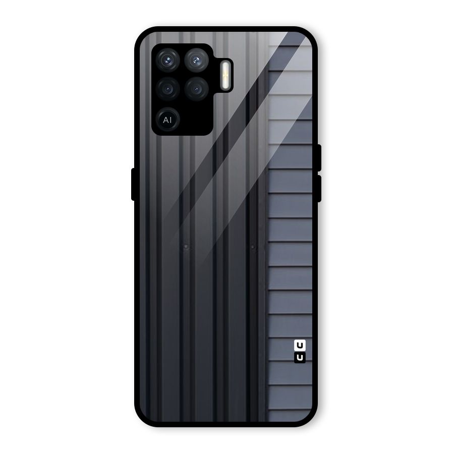 Vertical Horizontal Glass Back Case for Oppo F19 Pro