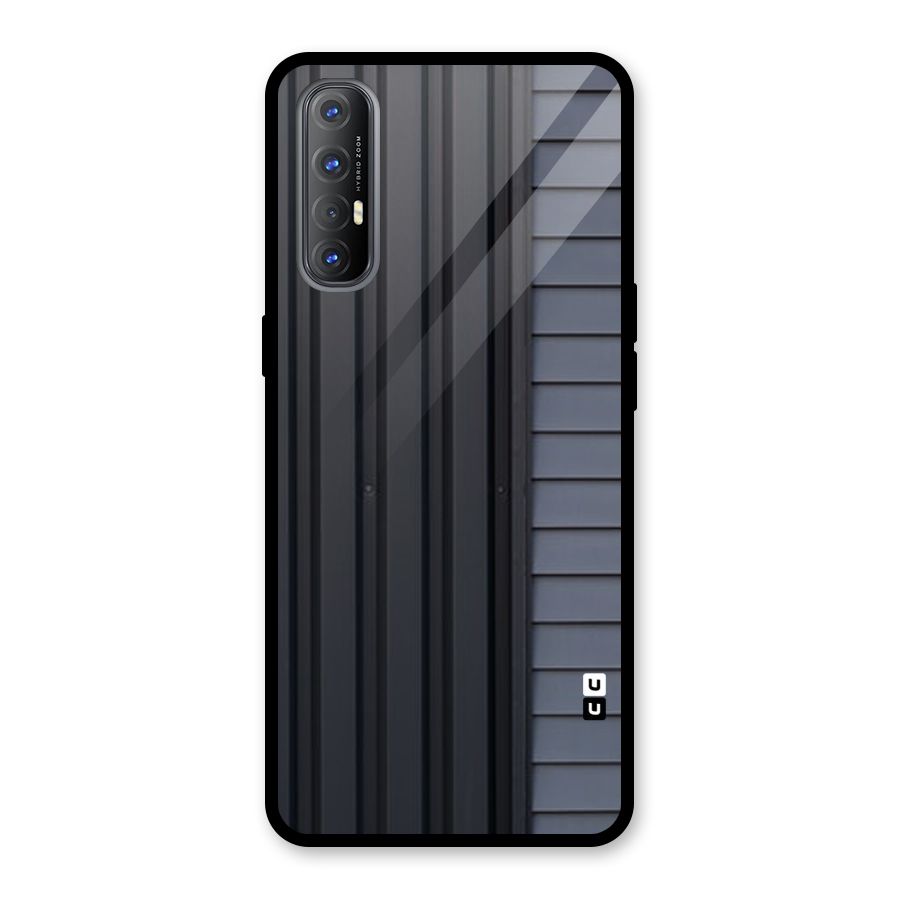 Vertical Horizontal Glass Back Case for Oppo Reno3 Pro