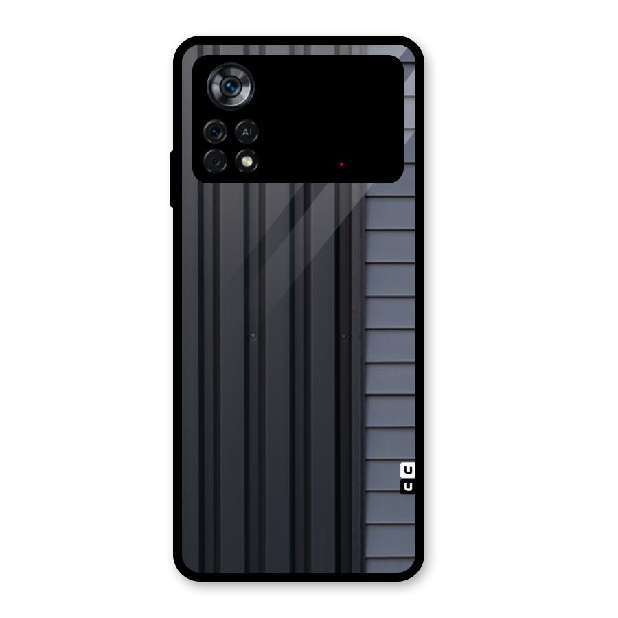 Vertical Horizontal Glass Back Case for Poco X4 Pro 5G