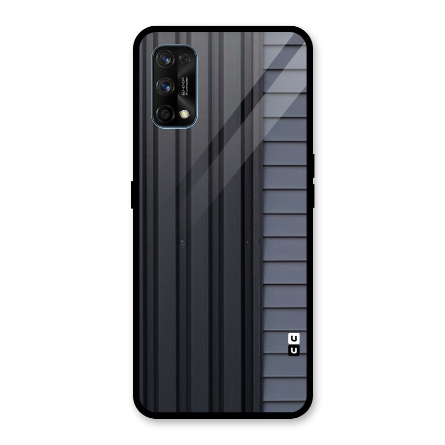 Vertical Horizontal Glass Back Case for Realme 7 Pro