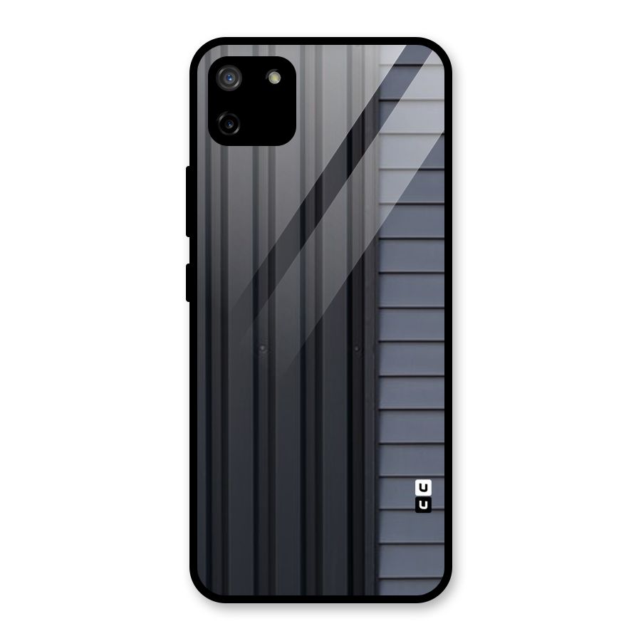 Vertical Horizontal Glass Back Case for Realme C11