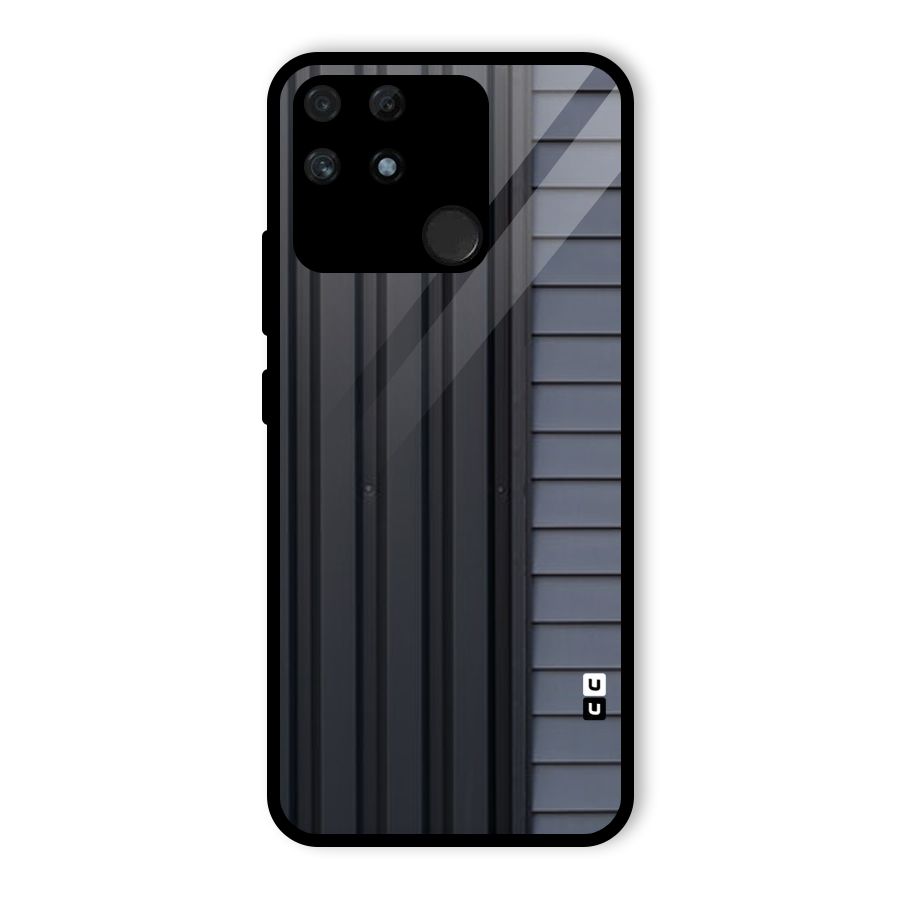 Vertical Horizontal Glass Back Case for Realme Narzo 50A
