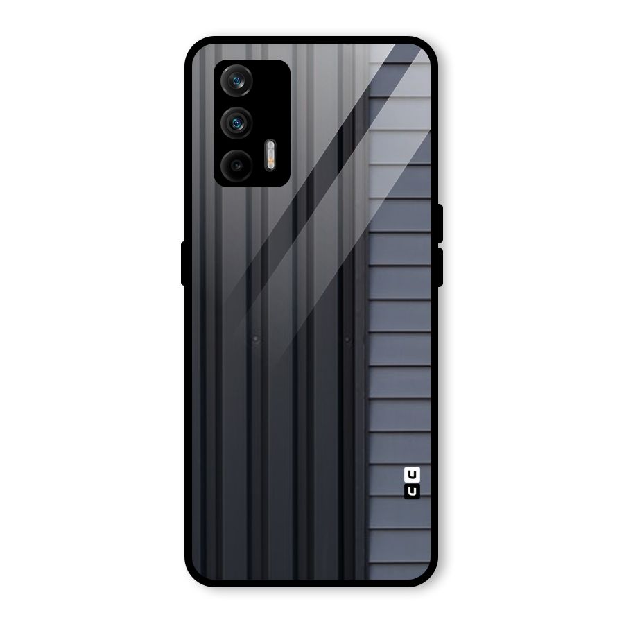 Vertical Horizontal Glass Back Case for Realme X7 Max