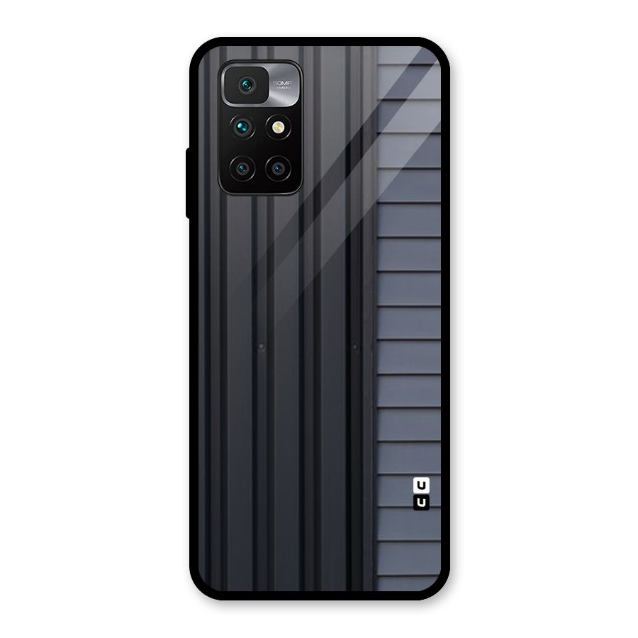 Vertical Horizontal Glass Back Case for Redmi 10 Prime