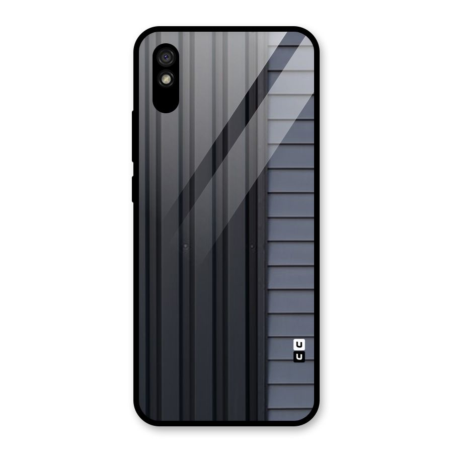 Vertical Horizontal Glass Back Case for Redmi 9A