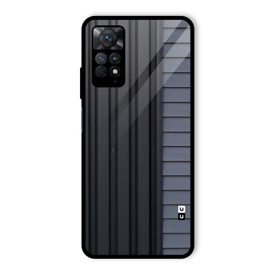 Vertical Horizontal Glass Back Case for Redmi Note 11 Pro