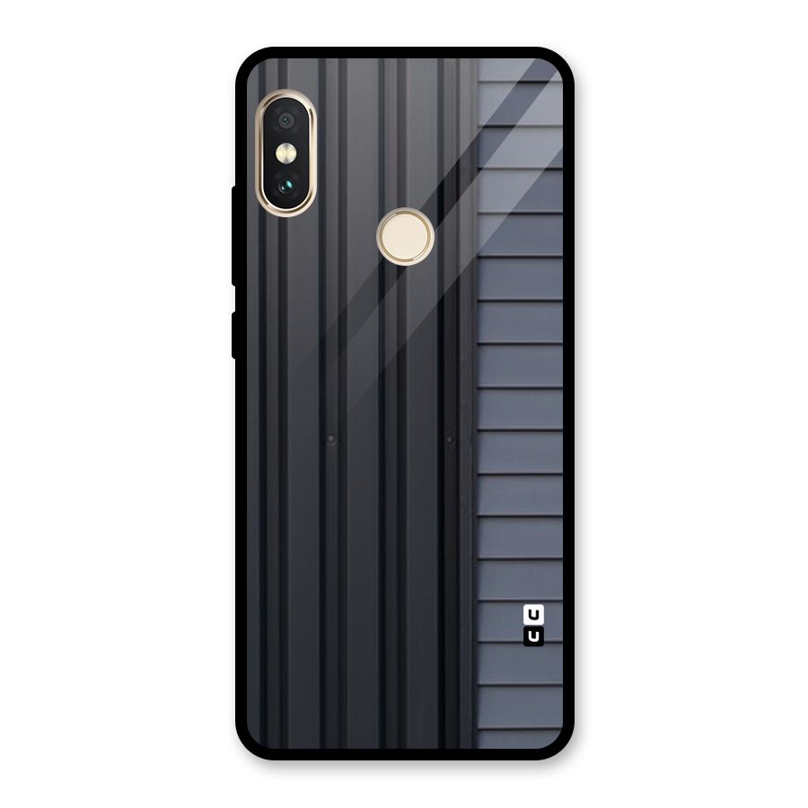 Vertical Horizontal Glass Back Case for Redmi Note 5 Pro