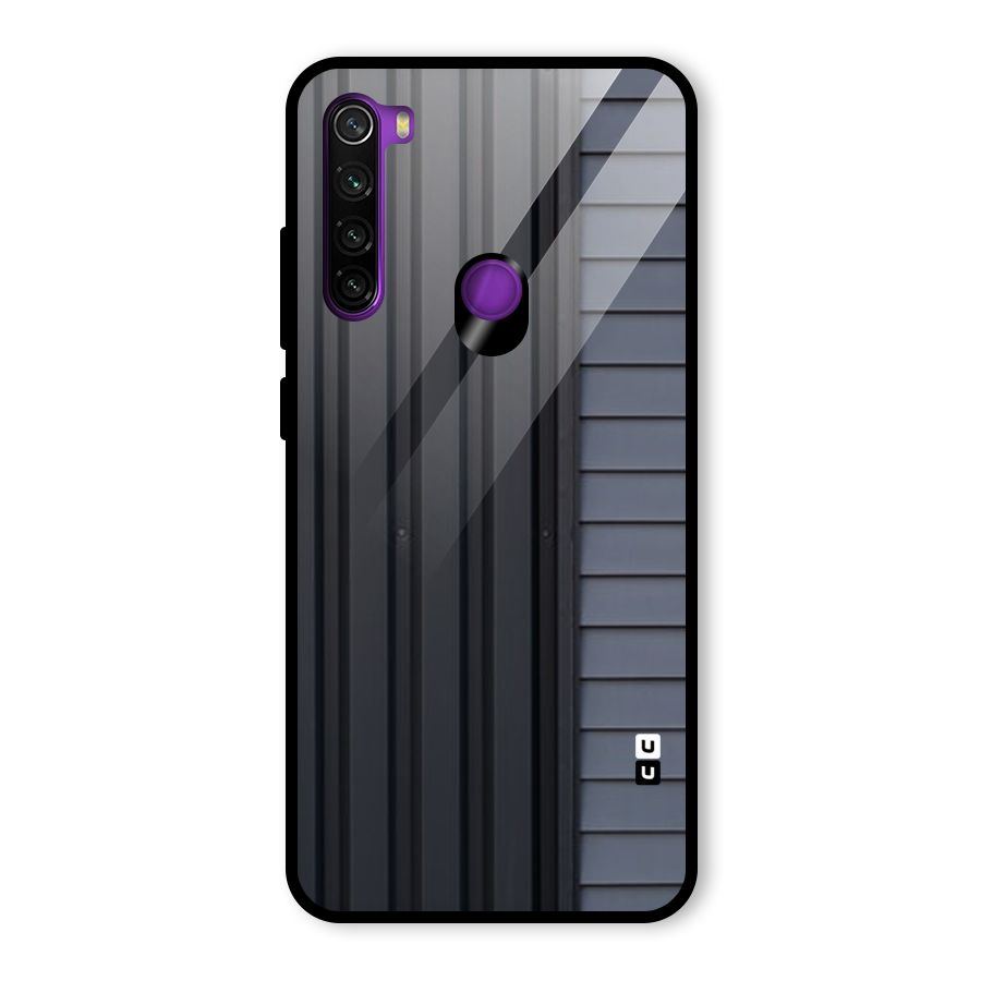 Vertical Horizontal Glass Back Case for Redmi Note 8