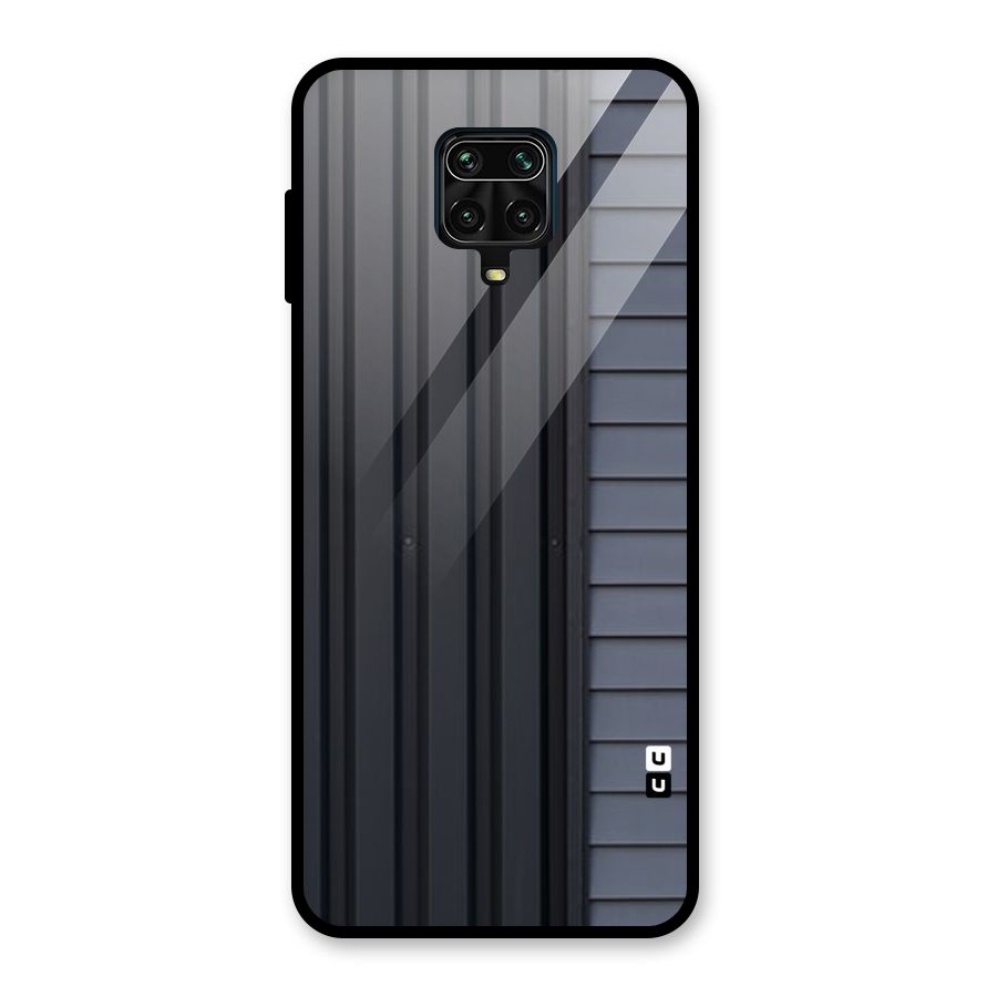 Vertical Horizontal Glass Back Case for Redmi Note 9 Pro