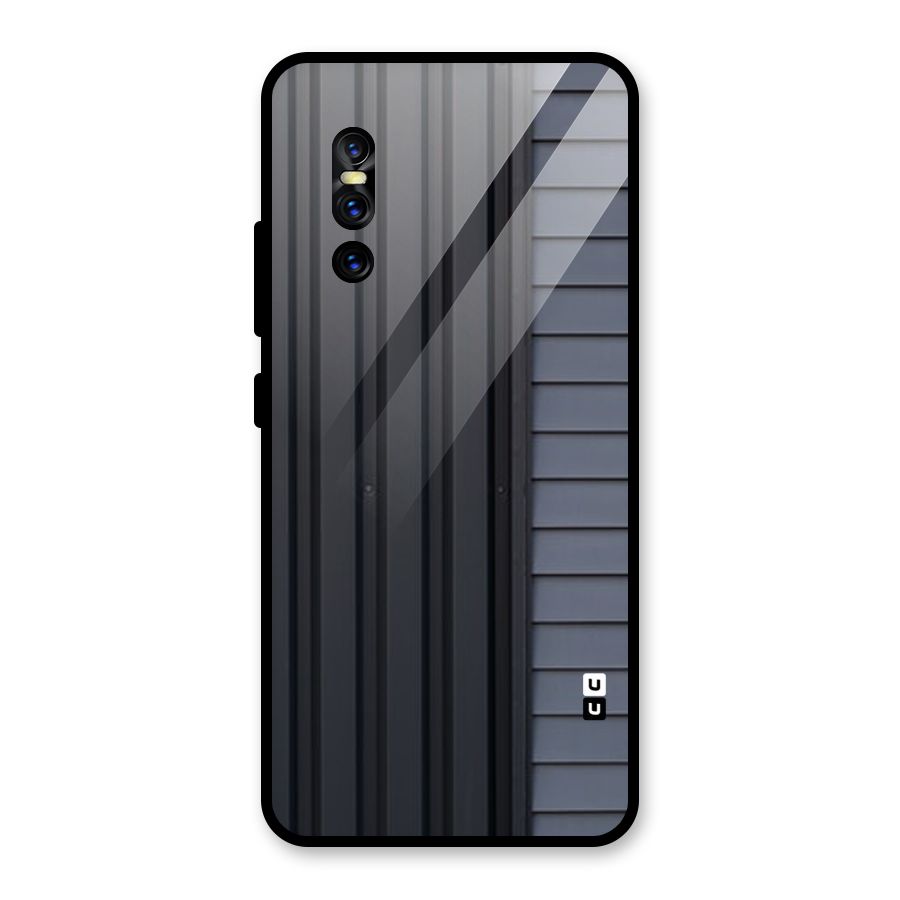 Vertical Horizontal Glass Back Case for Vivo V15 Pro