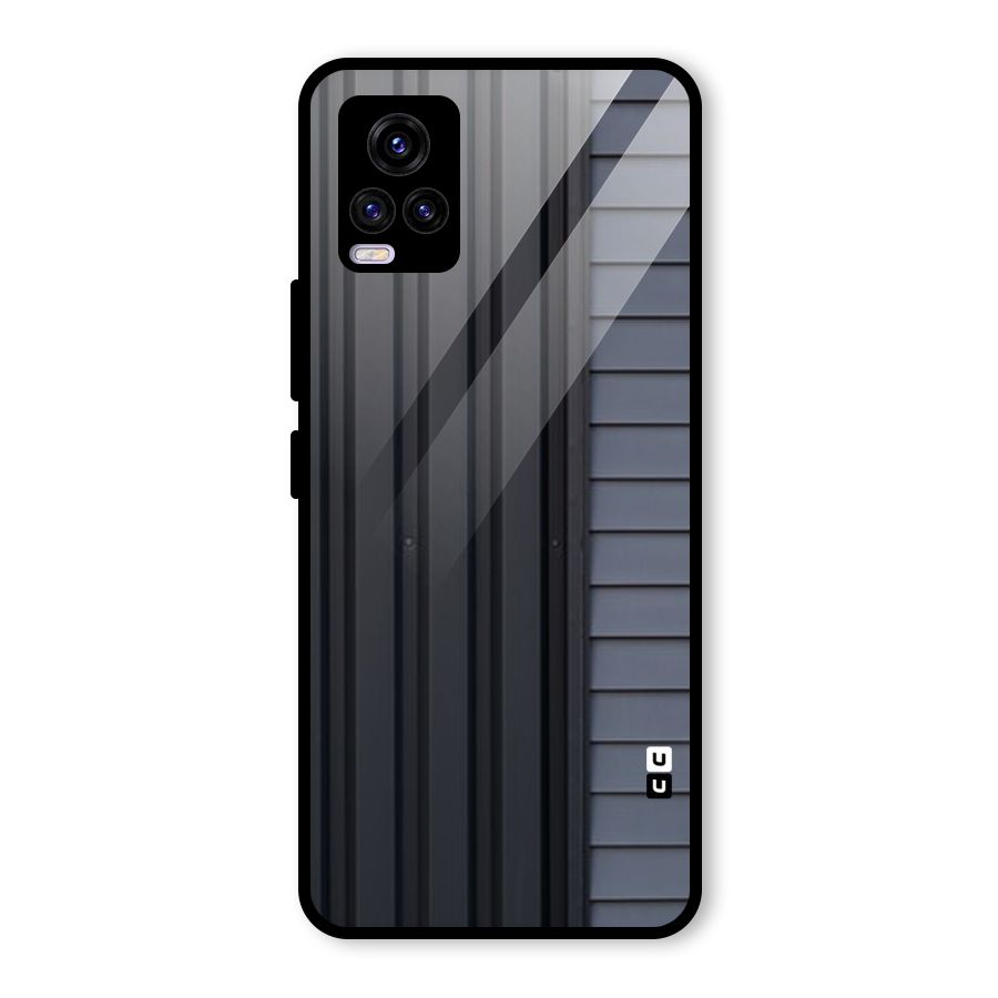 Vertical Horizontal Glass Back Case for Vivo V20