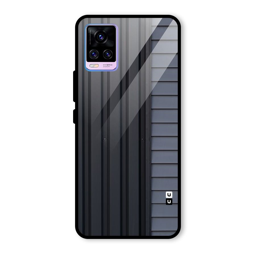 Vertical Horizontal Glass Back Case for Vivo V20 Pro