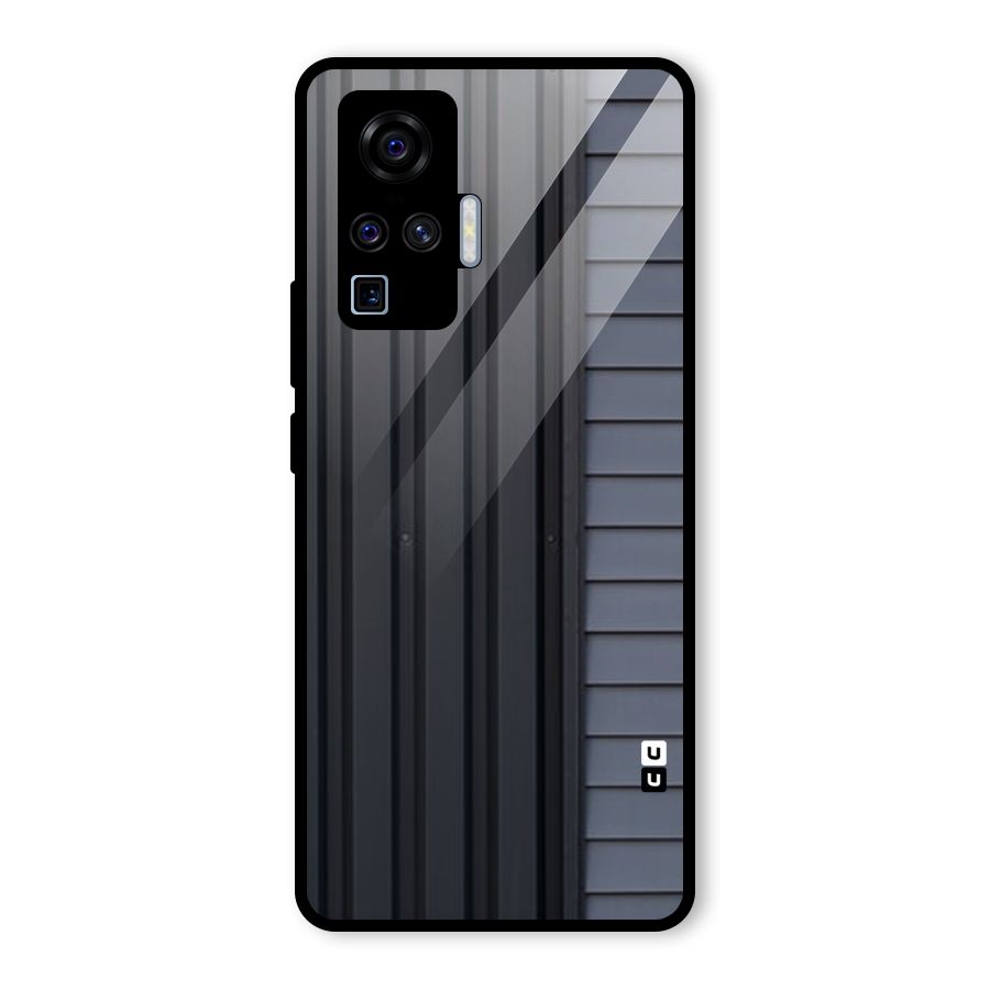 Vertical Horizontal Glass Back Case for Vivo X50 Pro