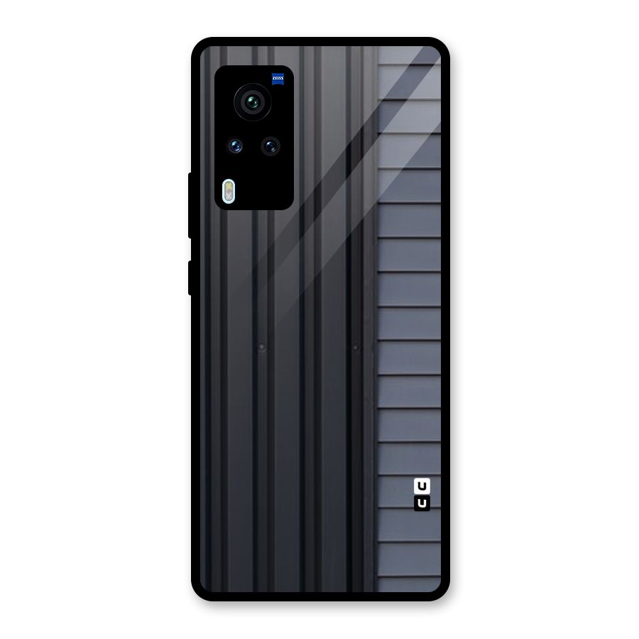 Vertical Horizontal Glass Back Case for Vivo X60 Pro
