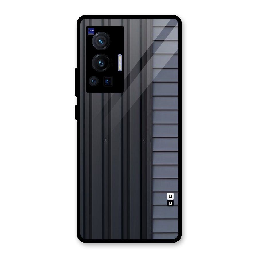 Vertical Horizontal Glass Back Case for Vivo X70 Pro