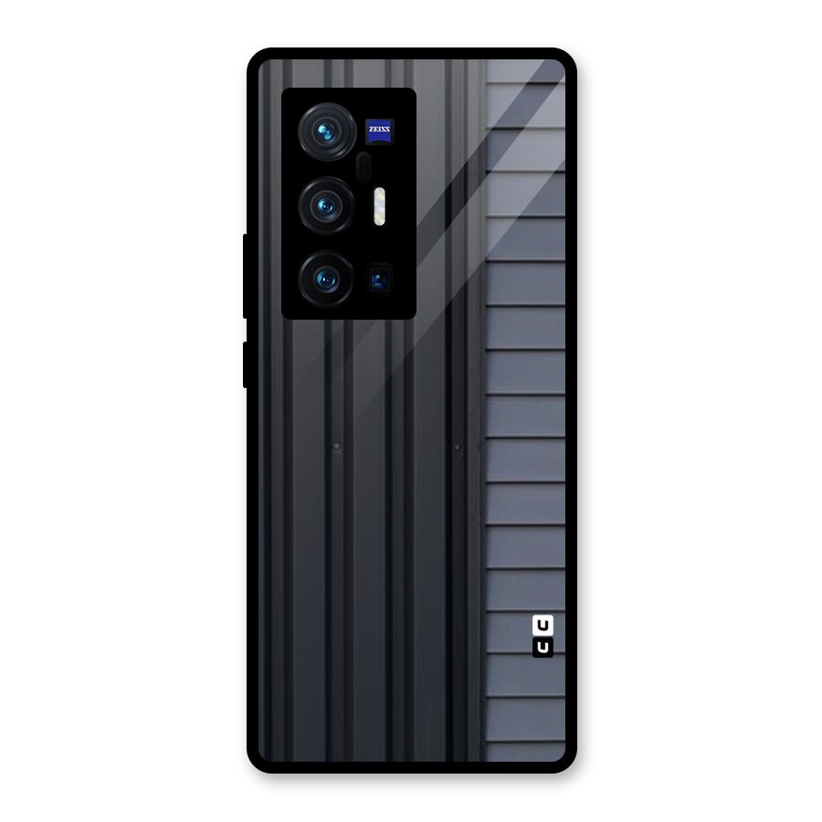 Vertical Horizontal Glass Back Case for Vivo X70 Pro Plus