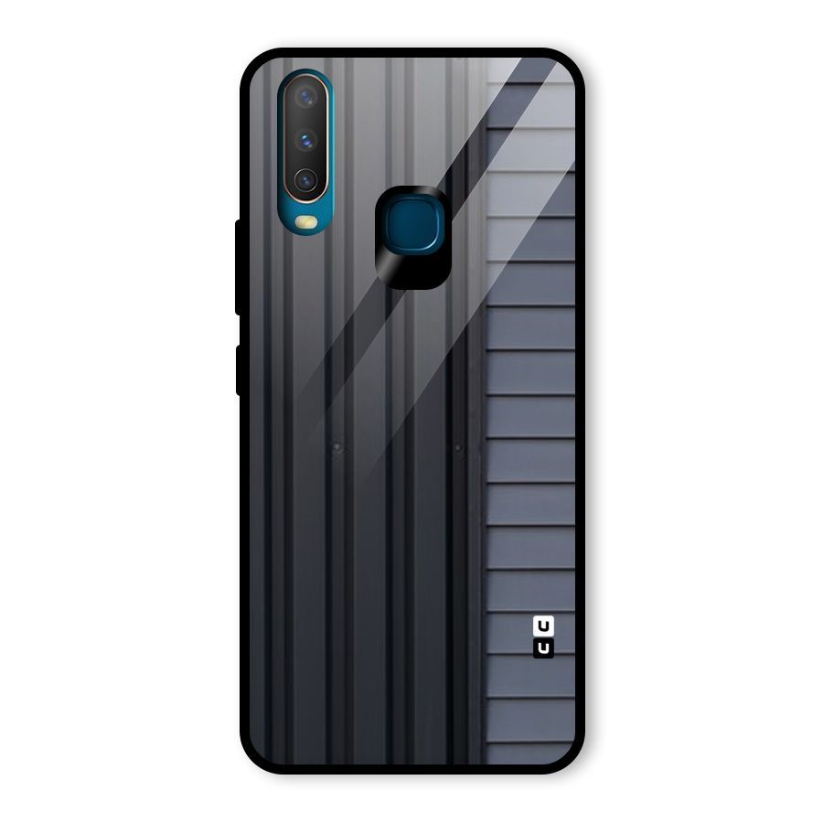Vertical Horizontal Glass Back Case for Vivo Y15