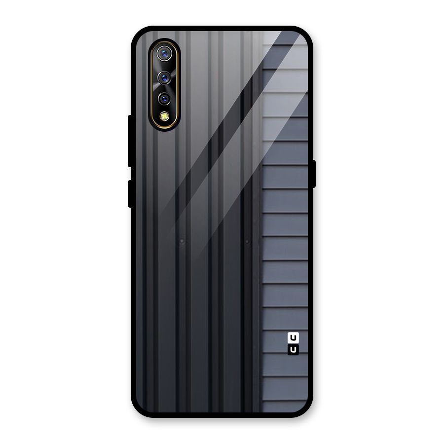 Vertical Horizontal Glass Back Case for Vivo Z1x