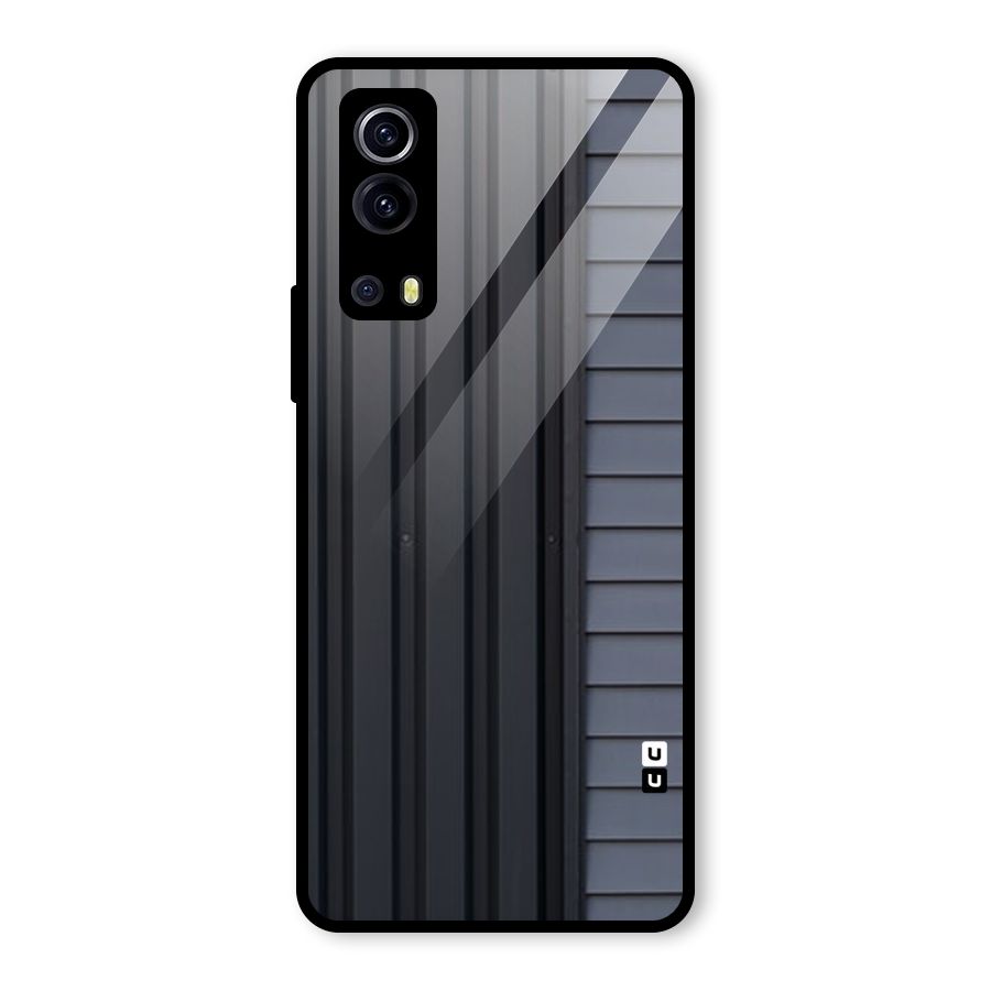 Vertical Horizontal Glass Back Case for Vivo iQOO Z3