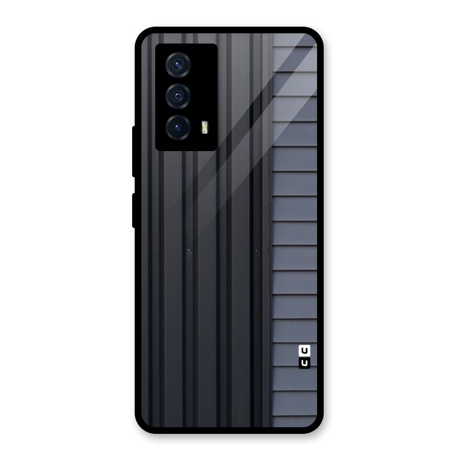 Vertical Horizontal Glass Back Case for Vivo iQOO Z5