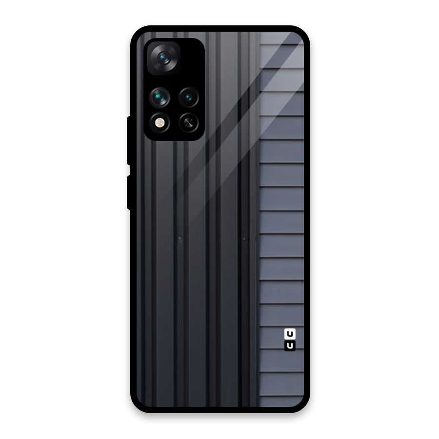 Vertical Horizontal Glass Back Case for Xiaomi 11i HyperCharge 5G