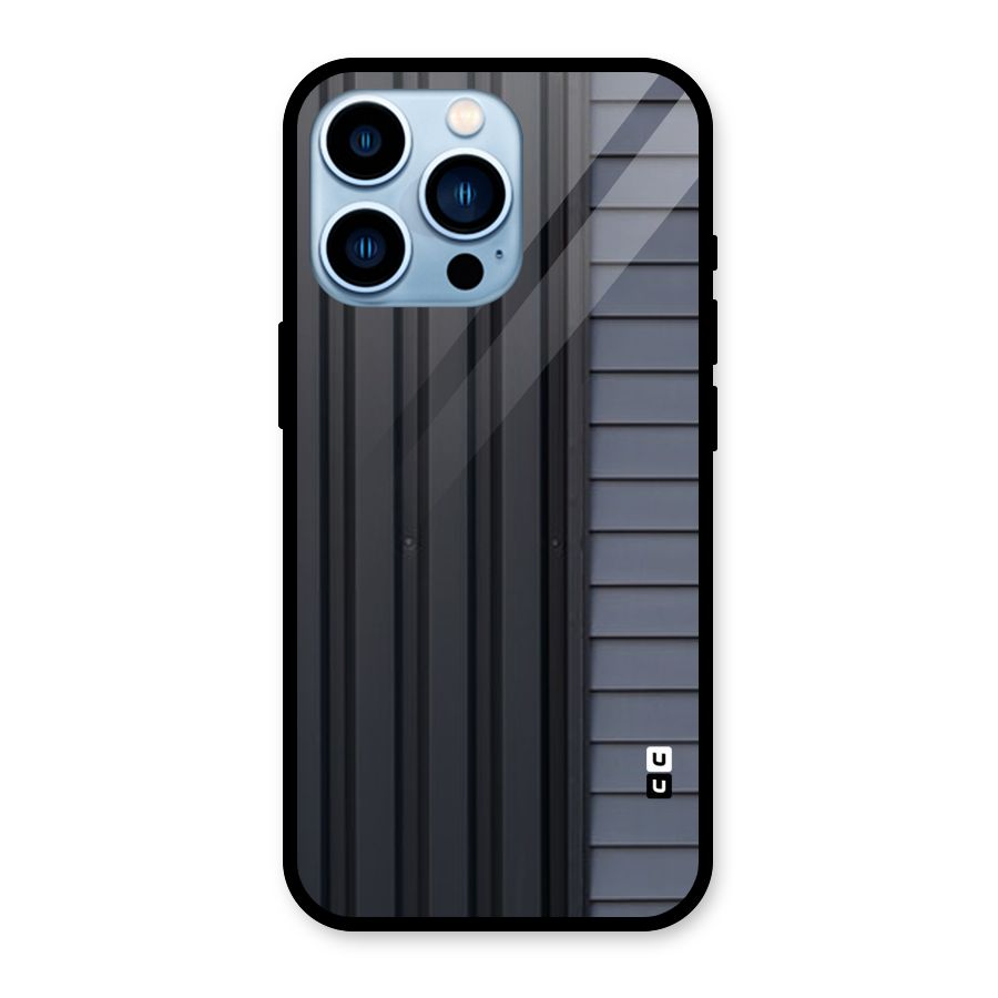 Vertical Horizontal Glass Back Case for iPhone 13 Pro