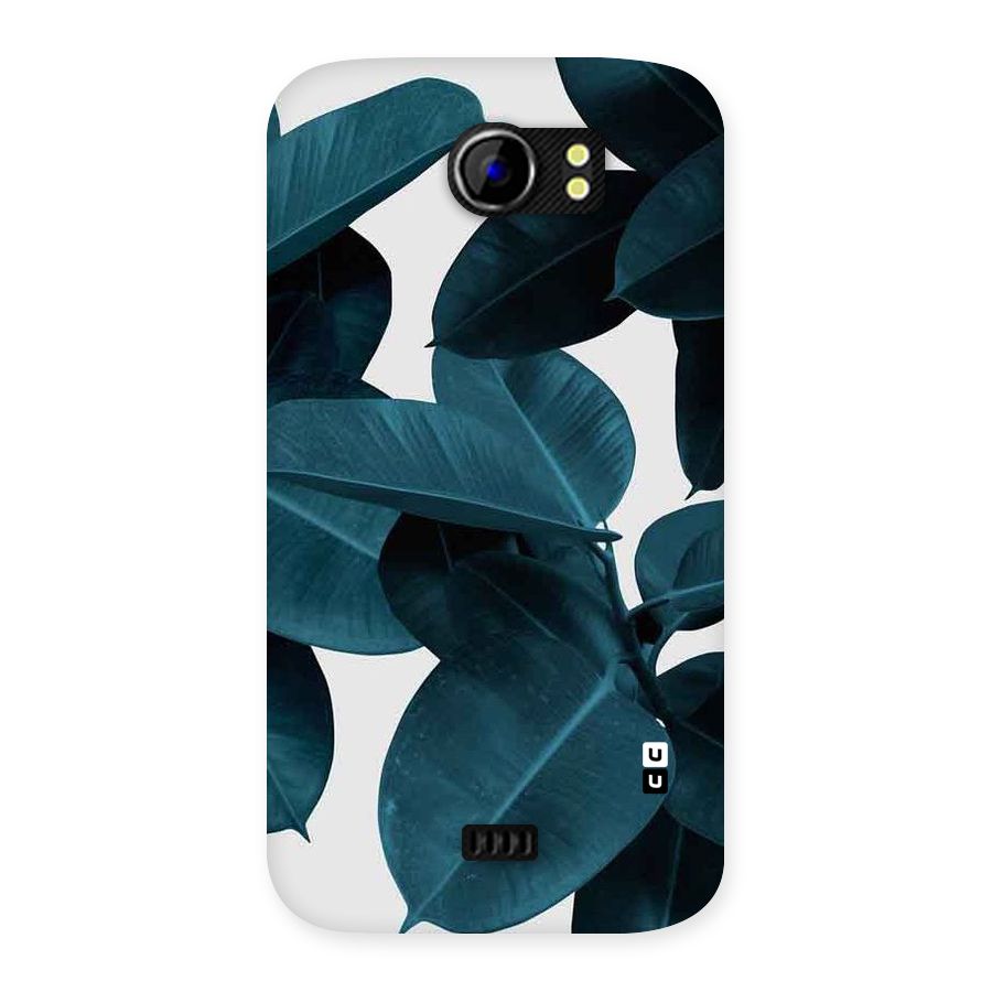 Very Aesthetic Leafs Back Case for Micromax Canvas 2 A110