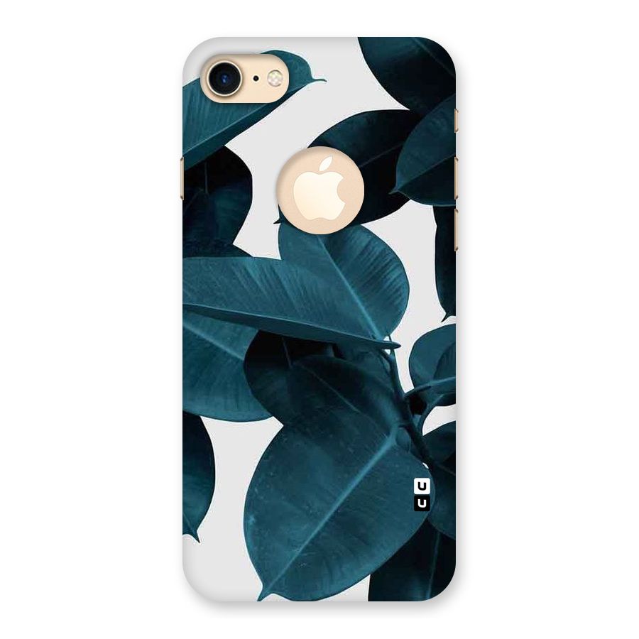 Very Aesthetic Leafs Back Case for iPhone 7 Logo Cut