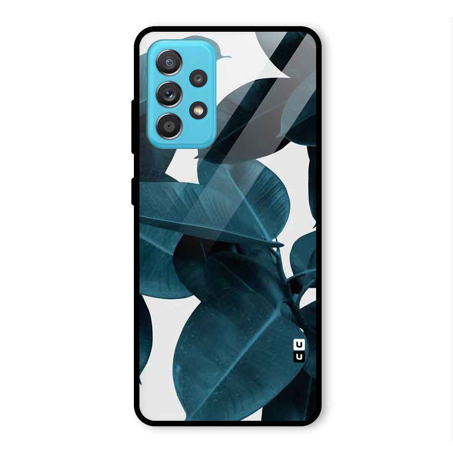 Very Aesthetic Leafs Glass Back Case for Galaxy A52s 5G