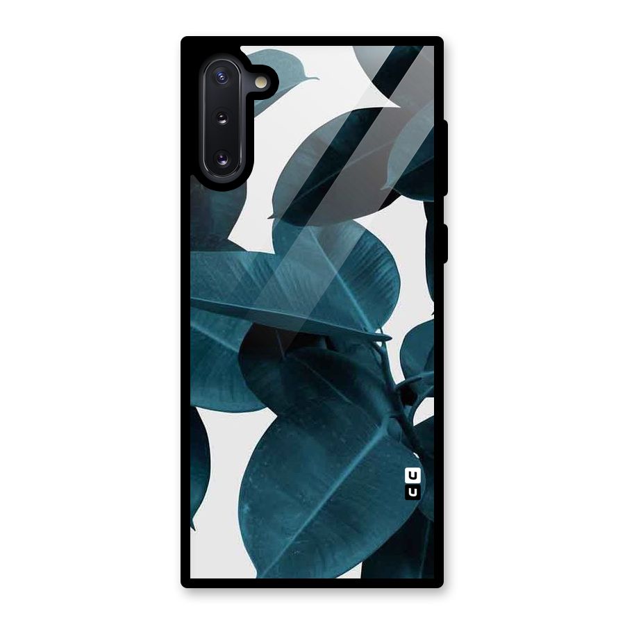 Very Aesthetic Leafs Glass Back Case for Galaxy Note 10