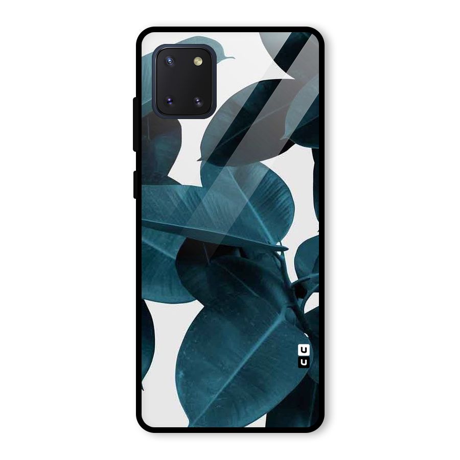 Very Aesthetic Leafs Glass Back Case for Galaxy Note 10 Lite