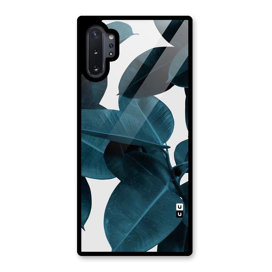 Very Aesthetic Leafs Glass Back Case for Galaxy Note 10 Plus